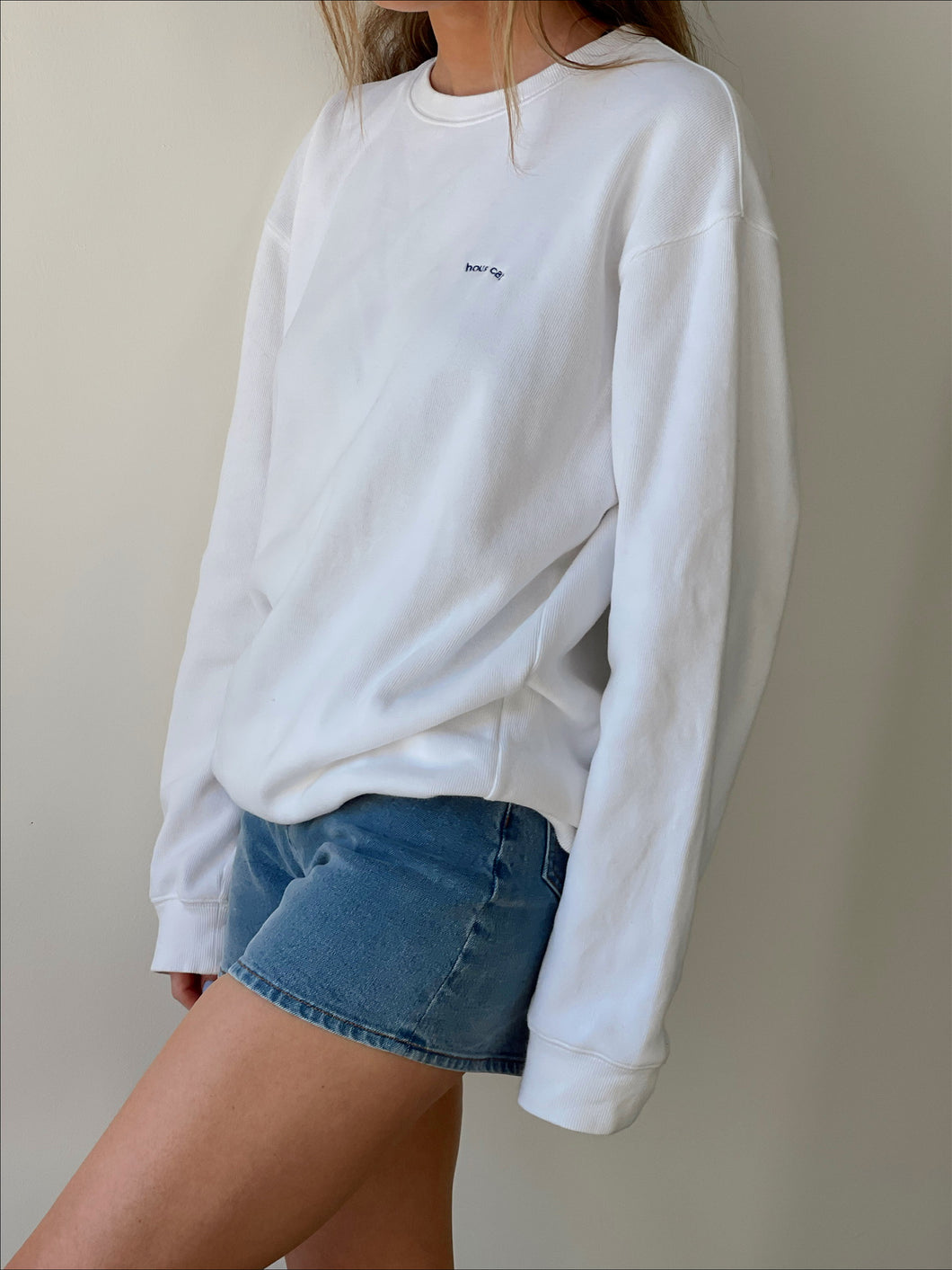house cat white pullover